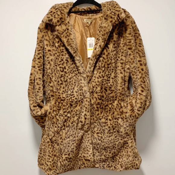 democracy faux fur jacket